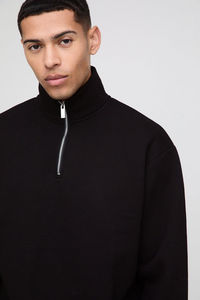 Ensemble de survêtement d'hiver pour homme, décontracté, respirant, léger, veste zippée et pantalon de jogging, 100% polyester - Product Image 3