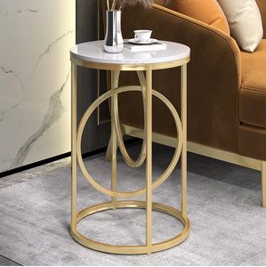 Modern Design Luxury Furniture Beside <b>Table</b> Gold Plated Unique Round <b>Side</b> <b>Table</b> for Living Room, <b>Drawing</b> Room, Office India Sale - Product Image 6