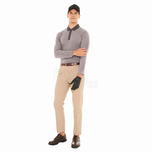 2024 Polos para hombre, venta al por mayor de algodón de secado rápido, ropa deportiva de manga corta OEM, logotipo personalizado y opciones de marca - Product Image 4