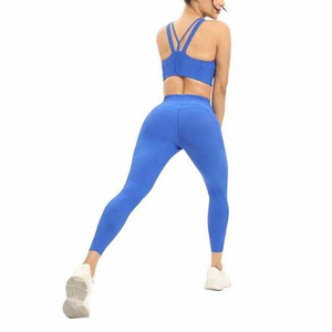 Conjunto de Yoga para Mujer, Ropa Deportiva para Gimnasio, Conjuntos Deportivos, Bra y Leggings Sin Costuras, Conjuntos de 2 Piezas para Mujer en Venta - Product Image 2