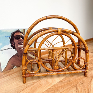Articles de décoration de bureau en gros, supports en rotin pour magazines, organiseurs de magazines. - Product Image 2