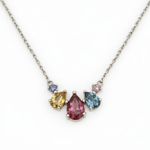 Collar con Colgante de Múltiples Formas de 16 Pulgadas, Plata de Ley 925, Collar con Colgante Chapado en Oro de 18K para Mujer, Regalo de Cumpleaños - Product Image 5