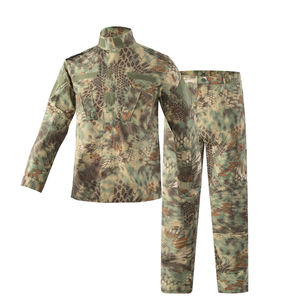 Ensemble de vêtements de travail camouflage désert à haute visibilité pour hommes, polyester respirant, pantalon et chemise, certifié CE, tactique d'extérieur - Product Image 2