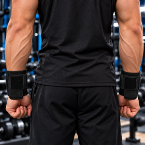 ผ้าพันข้อมือลายพราง Rhino Fitness แบบมีแถบตีนตุ๊กแก สำหรับยกน้ำหนักและฝึกซ้อมในยิม - Product Image 4
