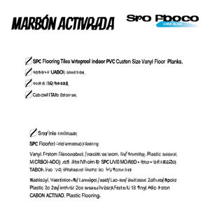 Spc Flooring <b>Tiles</b> Waterproof Indoor PVC Custom Size Vinyl Floor Planks - Product Image 3
