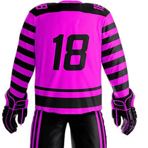 Uniforme de Hockey sobre Hielo de Poliéster 100% con Impresión de Marca Privada, Ligero, Colores Personalizables, Logotipo, Alta Calidad, Superventas, OEM - Product Image 5