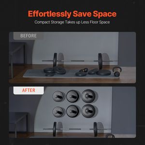4 confezioni da 2 pollici con supporto per piastra a muro per attrezzatura da Fitness per la casa - Product Image 4
