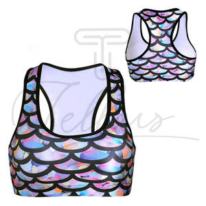 Sujetador Deportivo de Alta Calidad para Tallas Grandes, Hecho en Pakistán, Nuevo Diseño, Ropa de Gimnasio, Sujetador Deportivo para Mujer, Spandex/Nailon Sin Costuras - Product Image 3