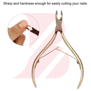 ที่ตัดเล็บคุณภาพสูงสุด ใบมีดคม ตัดหนังกำพร้า กำจัดหนังส่วนเกิน เครื่องมือทำเล็บมือและเล็บเท้าระดับมืออาชีพ - Product Image 5