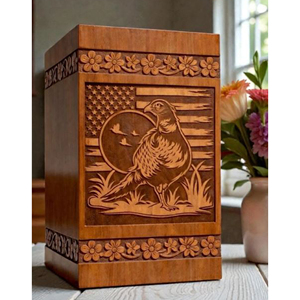 Handmade Wooden Halloween Cremation Urn Spooky <b>Memorial</b> urn <b>Memorial</b> <b>Keepsake</b> urn by AYAANS - Product Image 6