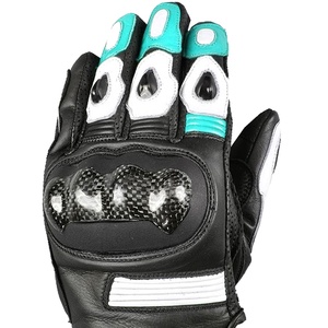 Gant de moto en cuir personnalisé à doigts entiers de qualité supérieure compatible avec l'écran tactile saison d'hiver disponible toutes les tailles basse équitation - Product Image 5