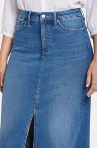 Latest Design Long Denim Skirts 2025 Wholesale Low Price Casual Wear Women Denim Cotton Skirts OEM Serviced - Product Image 4