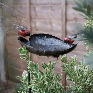 Decorative Metal Bird Feeder <b>Garden</b> <b>Hanging</b> Outdoor Patio Home Accent - Product Image 5