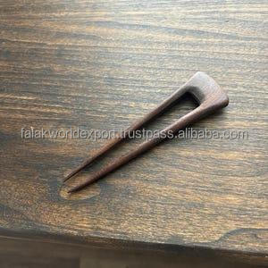 ปิ่นปักผมไม้แฮนด์เมดคลิปหนีบผมวินเทจย้อนยุคไม้ด้านข้างคลิปหนีบผมชุดกิ๊บติดผมผู้หญิง - Product Image 6