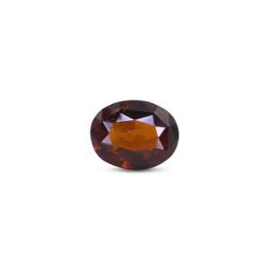 Luxury 6.35 Carat Natural Hessonite Gomed Oval Cut Loose Gemstone for Fine Jewelry - Product Image 1