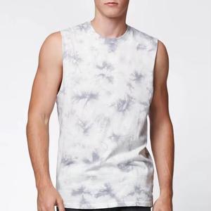 Débardeur de sport tricoté sans manches pour homme, effet délavé, idéal pour le fitness et les activités de plein air - Product Image 1