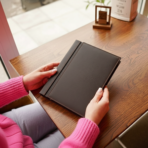 ที่ใส่หนังสำหรับเมนูร้านอาหารเมนูปกหนังที่เก็บหนังแบบพรีเมียมสำหรับผลิต - Product Image 4