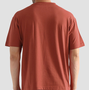 T-shirt pour homme en coton imprimé uni, coupe classique, doux, léger, décontracté, basique, pour le bureau, la salle de sport et les voyages, OEM ODM - Product Image 3