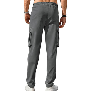 Pantalones Cargo Casuales para Hombre de Alta Calidad al por Mayor, Personalizables, 100% Algodón, Cierre con Cordón, Bolsillos Laterales Premium - Product Image 3