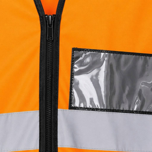 Tissu durable, design confortable pour la construction, gilet de sécurité routière, vêtements de sécurité réfléchissants de haute qualité, légers - Product Image 5