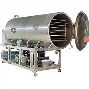 เครื่องอบแห้งแบบแช่เยือกแข็งอัตโนมัติเชิงพาณิชย์ ทำจากสแตนเลส SUS316L ควบคุมด้วย PLC พร้อมมอเตอร์ รุ่น WHFD-100 สำหรับการแปรรูปอาหาร - Product Image 1