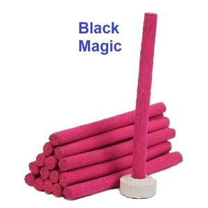 Fourniture en gros de bâtonnets d'encens magique noir naturel Dhoop Prix leader en couleur rose en bois - Product Image 1