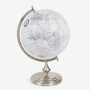 Globe terrestre suspendu de 3 pouces, vert clair, style ancien - Product Image 3