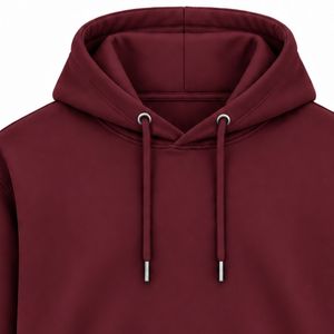 Mens <b>Maroon</b> Pullover Hoodie Plain Long Sleeve Casual Sweatshirt Custom Logo Streetwear Sportswear Gym <b>Top</b> Shoukat Apparel - Product Image 2