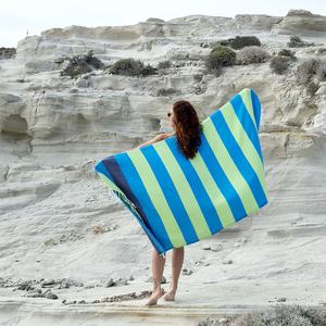 Ensembles de serviettes de bain personnalisées en gros – Serviettes de plage de luxe en coton turc de haute qualité, écologiques, toutes saisons, sans sable - Product Image 1