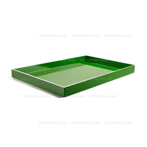 Plateaux artisanaux écologiques en laque durable de qualité supérieure, adaptés au service et à la décoration, parfaits pour offrir en gros (OEM/ODM) - Product Image 2