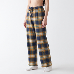 Ensemble de pyjama en flanelle douce pour femmes, pantalon long et décontracté, vêtements de nuit décontractés 100% coton, pyjama chaud à carreaux pour la maison - Product Image 6