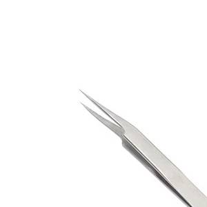 Pinzas Quirúrgicas de Acero Inoxidable Morje para Pestañas, Juego de 2 Piezas, Puntas Finas Curvas y Rectas, 10 mm de Longitud, Modelo MS-ET-0007, Perfectas - Product Image 6