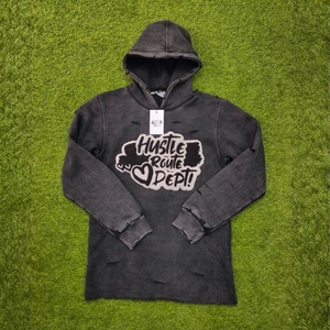 Sudadera con Capucha de Punto para Hombre, Estilo Vintage, Premium |   Sudadera Holgada Estilo Urbano al por Mayor Vanguardista Desestructurada - Product Image 5