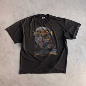 Chemise pour homme surdimensionnée en coton 100% 300 g/m², personnalisée en usine avec impression silicone - Product Image 1