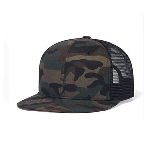 Gorra Trucker de Malla con Diseño Personalizado de Camuflaje, 6 Paneles, Ajustable, Visera Plana, Casual, para Verano y Actividades al Aire Libre - Product Image 3