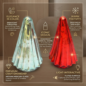 Glass <b>Christmas</b> <b>Tree</b> Ornaments Factory Direct Price |Festive Holiday Decor for <b>Christmas</b> Parties Events Home & Office Decoration - Product Image 5