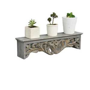 Natural Live Edge Floating <b>Wall</b> <b>Shelf</b> Set Solid Wood Rustic Edge Display Rack Heavy Duty <b>Wall</b> Mounted <b>Storage</b> <b>Shelf</b> for Home - Product Image 3