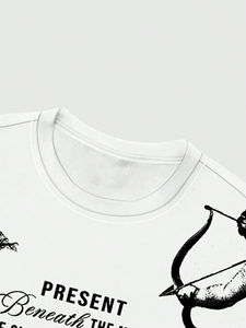 NEW MEN Street Life Men's <b>Batwing</b> Sleeve Printed Short Sleeve <b>T</b>-<b>Shirt</b> - Product Image 4