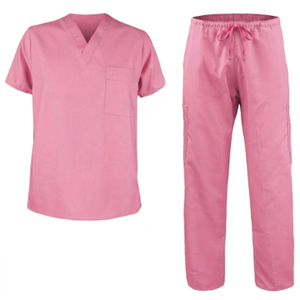Ensembles de blouses médicales en spandex personnalisables avec logo, uniformes extensibles pour infirmières, combinaisons pour personnel médical d'hôpital et de spa - Product Image 3