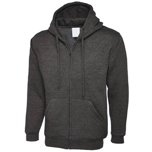 Sudadera con capucha marrón unisex clásica de algodón French Terry con cremallera completa, chaqueta con capucha, ropa de trabajo personalizada, informal - Product Image 6