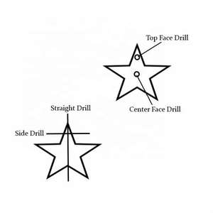 Charmes en quartz fumé naturel sculptés à la main en forme d'étoile, facettés, perles de quartz fumé pour la création de bijoux à prix de gros - Product Image 6