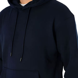 Sweat-shirts pour hommes respirants d'hiver au style unique, en tissu polaire léger, à manches longues, couleur unie, avec poche, logo personnalisé, vente en gros - Product Image 4
