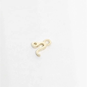 Collier pendentif zodiaque classique pour enfants DIY argent sans nickel plaqué or signe de lion pendentifs breloque accessoires - Product Image 3