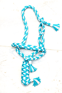 Ensemble de rênes et cordes d'entraînement équestres en poly corde tressée à la main de haute qualité, couleurs personnalisées, vente en gros pour chevaux - Product Image 2