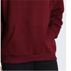Sweat-shirt à capuche zippé noir pour homme, anti-plis, avec poches, coupe classique, en molleton bouclette tricoté, style décontracté, pour l'hiver - Product Image 2
