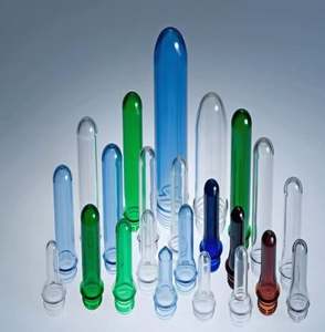 Preformas de PET de cuello corto transparentes para botellas de agua mineral, preformas de PET moldeadas por inyección, preformas de PET para botellas de bebidas - Product Image 1