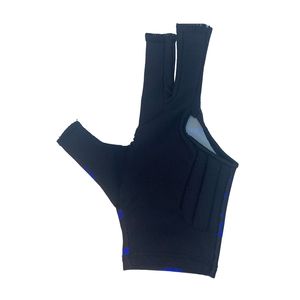 Mens Billiards Playing Glove Quick Dry Breathable Stretch Fabric Three Finger Design For Professional Cue Control - Product Image 2