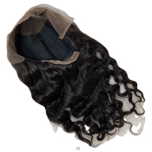 Perruque Lace Front Wig HD 13x4, cheveux 100% humains, extensions de cheveux lisses, ondulés et bouclés, couleur noir à blond, vente en gros en usine - Product Image 5