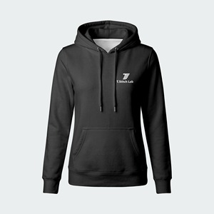 Sudaderas con Capucha para Mujer, MOQ Bajo, Logotipo Personalizado, Precio Razonable, Color Sólido, Corte Regular, Manga Larga, Bolsillo Delantero, 100% Algodón - Product Image 5
