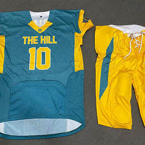 เสื้อฟุตบอลอเมริกันแบบซับลิเมชั่น The Hill แขนสั้น ผ้าตาข่าย ชุดกีฬา ทรงปกติ สำหรับฝึกซ้อม - Product Image 4